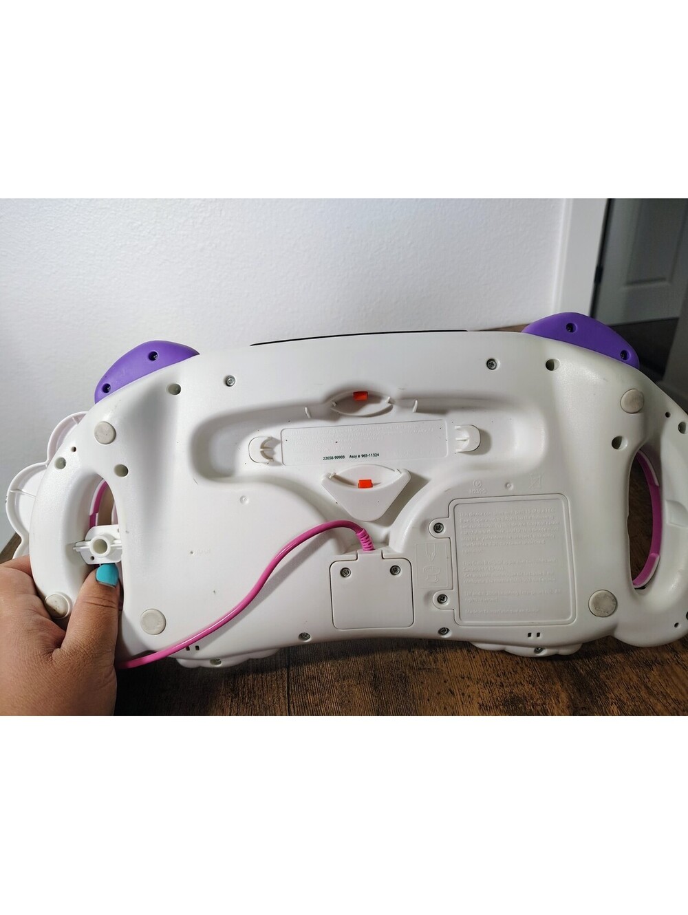 LeapFrog ClickStart My First Computer Pink Wireless Keyboard Toy - Untested - Picture 4 of 4